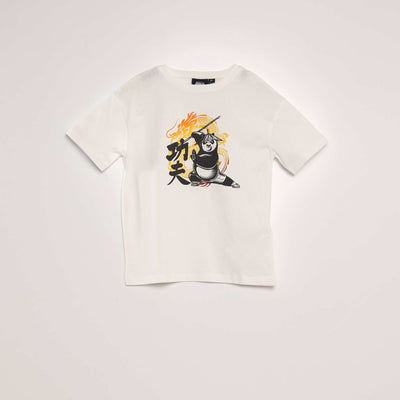 T-shirt Kung-Fu Panda' Blanc