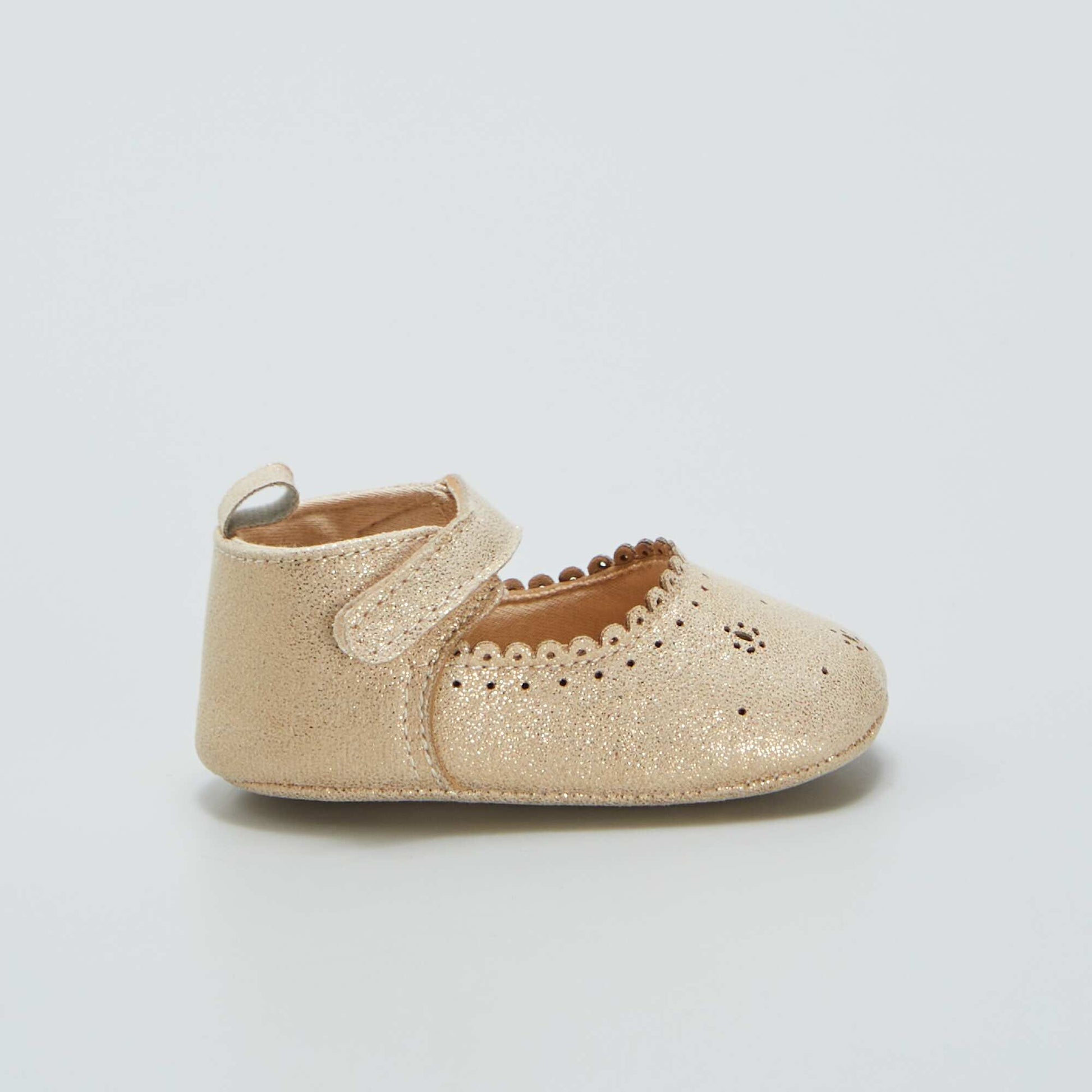 Ballerines dor es patte scratch e dor