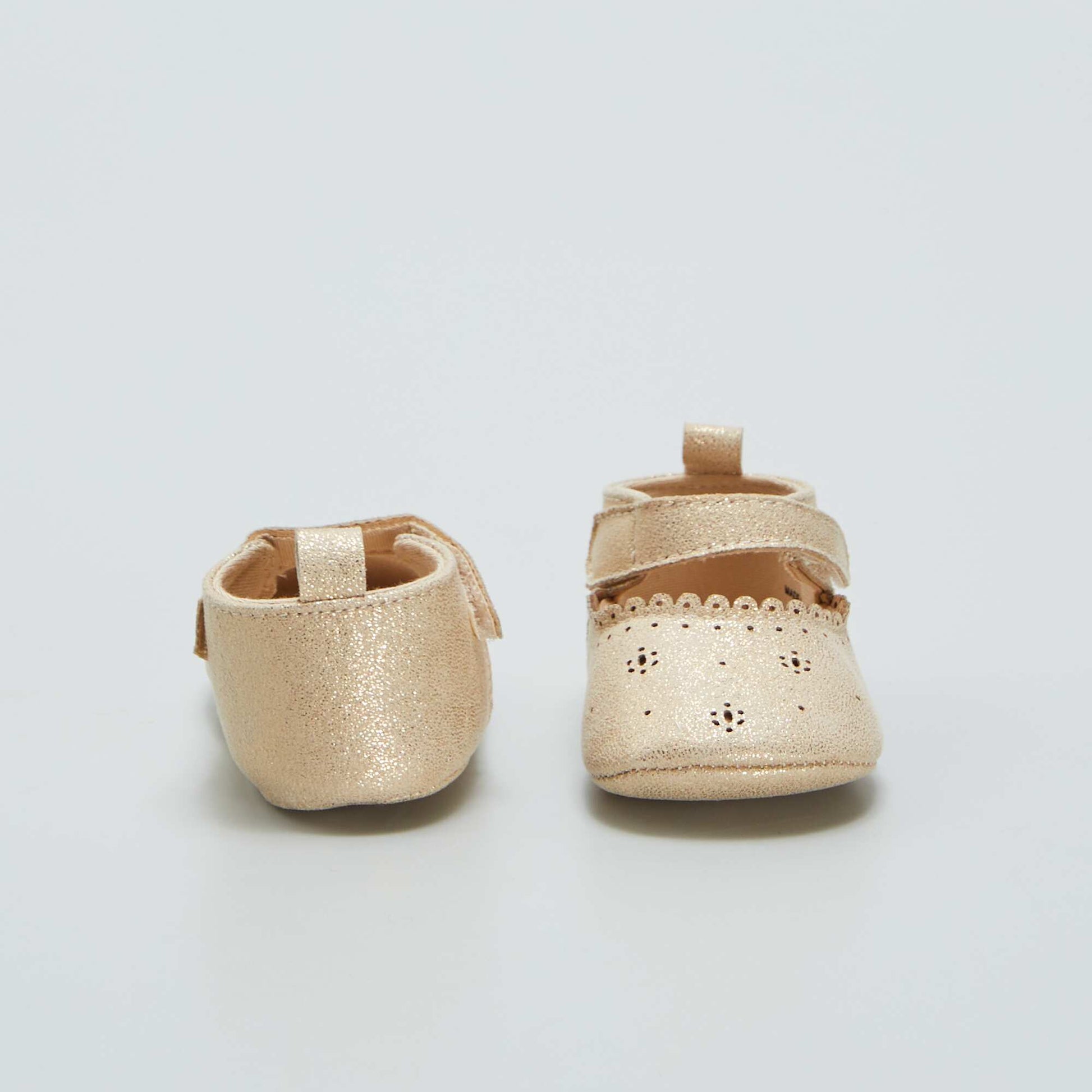 Ballerines dor es patte scratch e dor