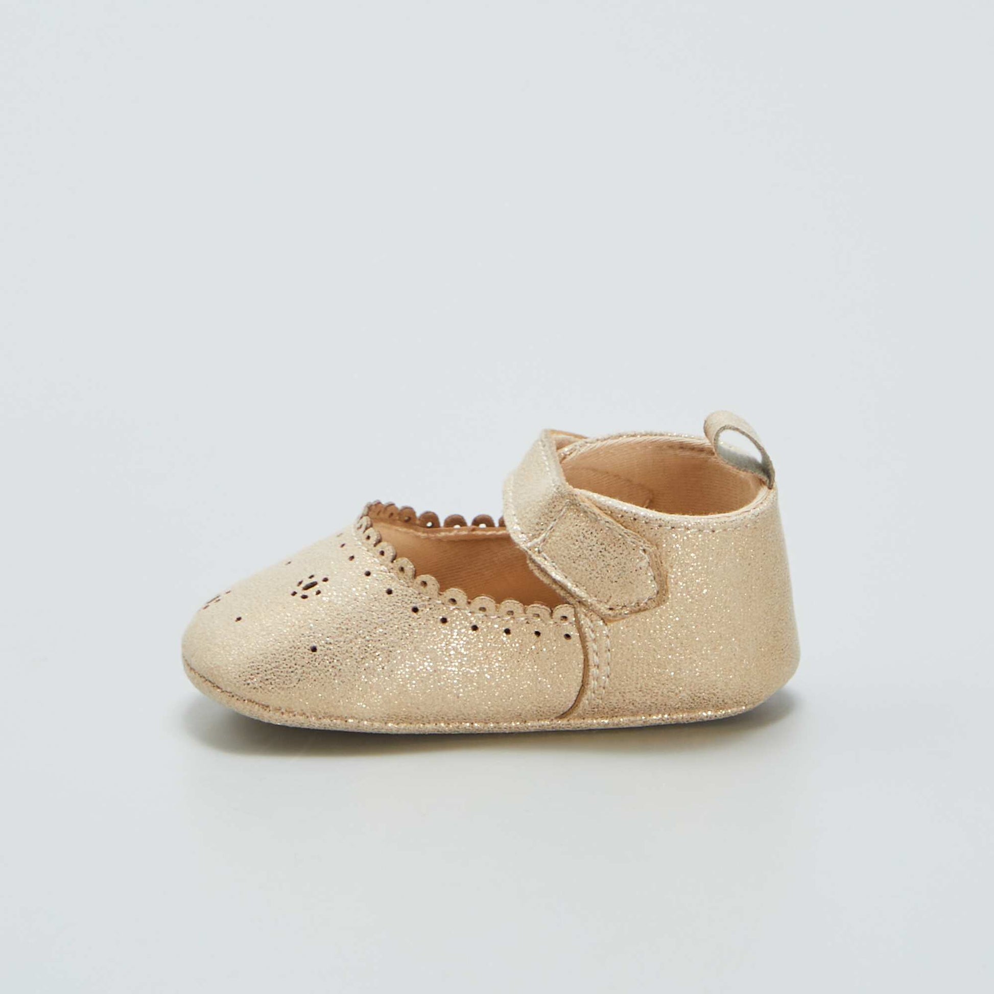 Ballerines dor es patte scratch e dor