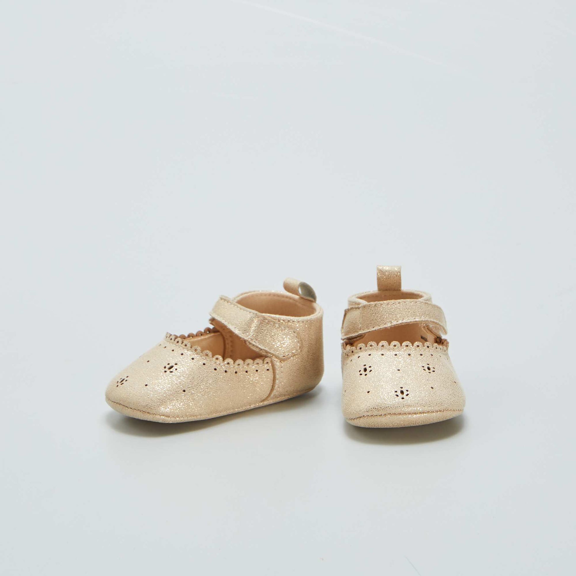 Ballerines dor es patte scratch e dor