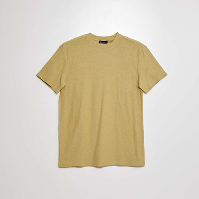 T-shirt en maille fantaisie VERT