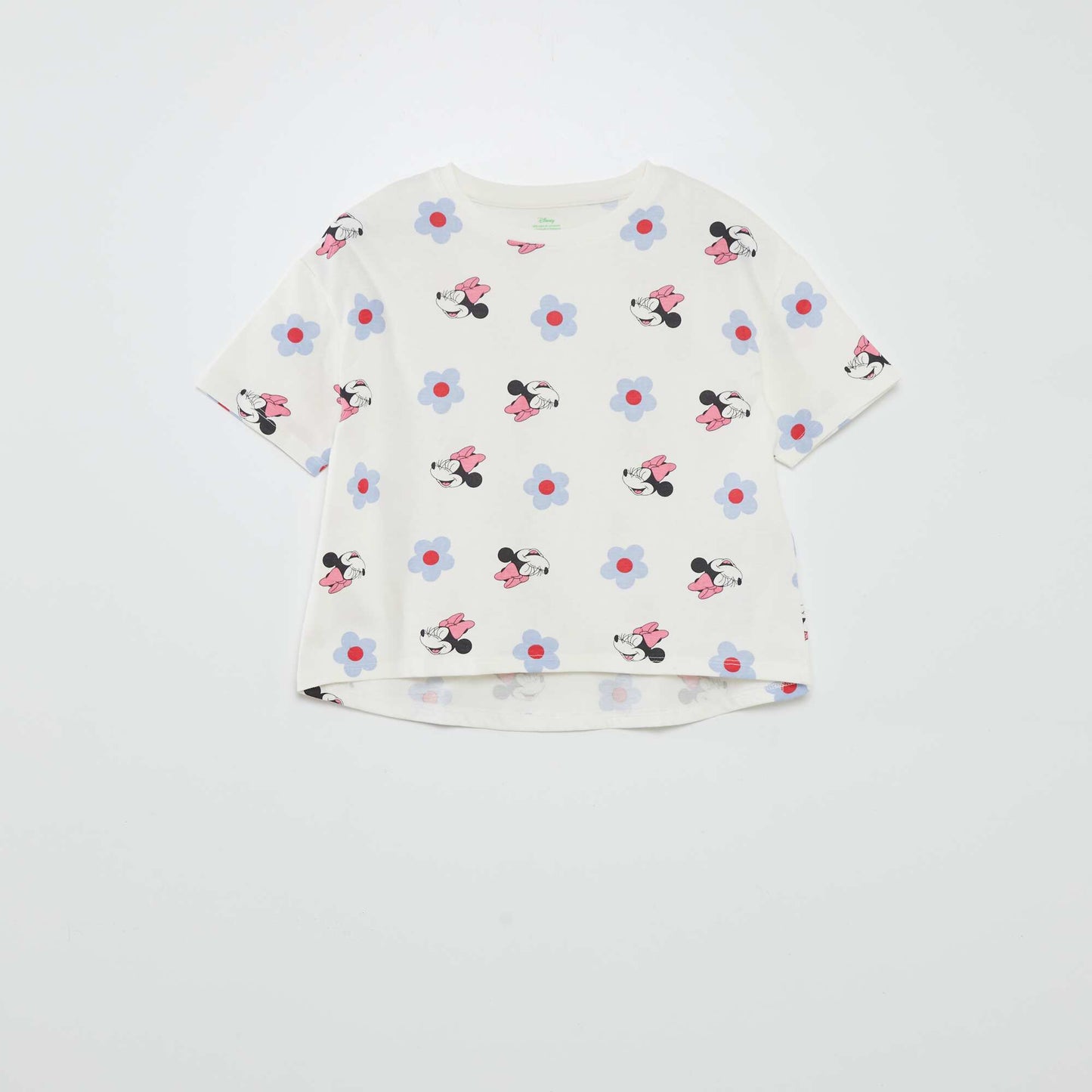 T-shirt 'Minnie' col rond BLANC