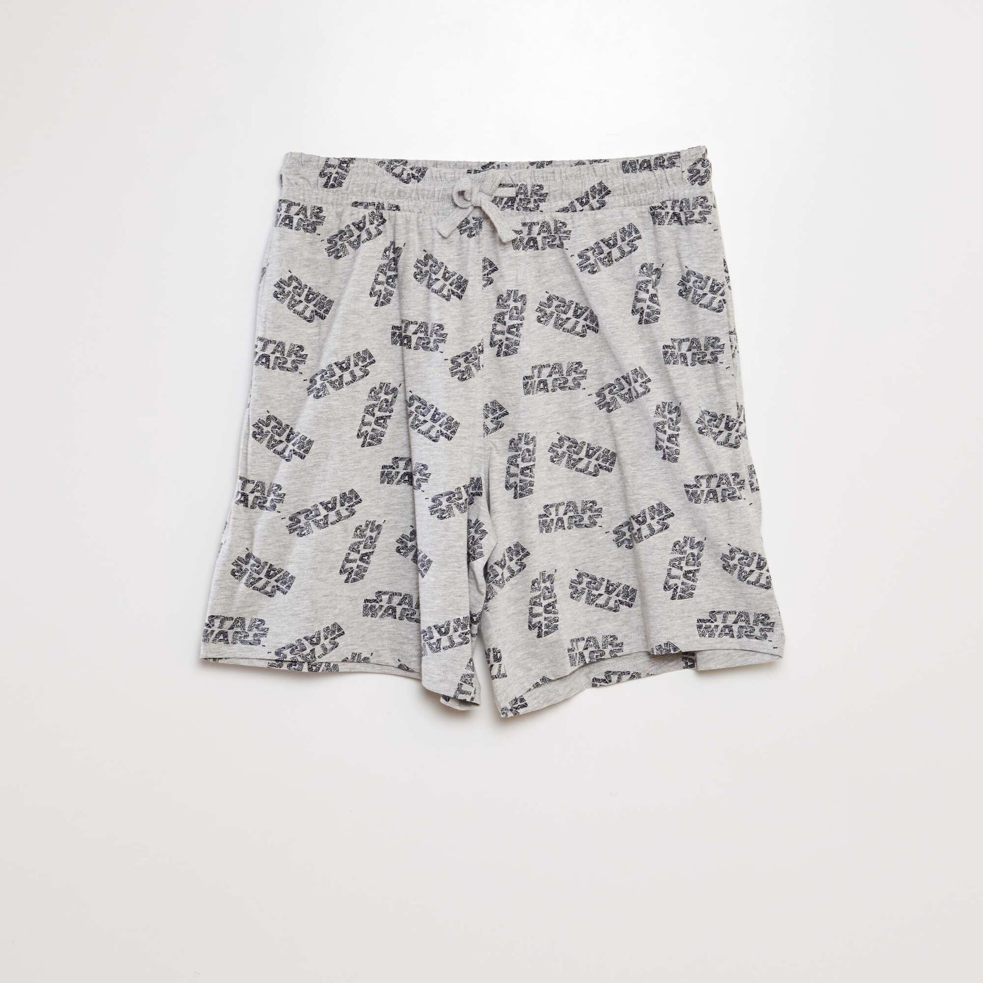 Ensemble pyjama court 'Star Wars' - 2 pi ces Gris