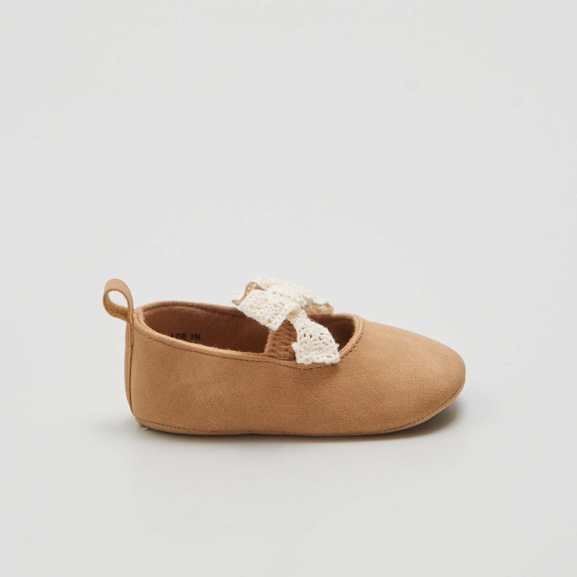 Ballerines bride lastiqu e Camel