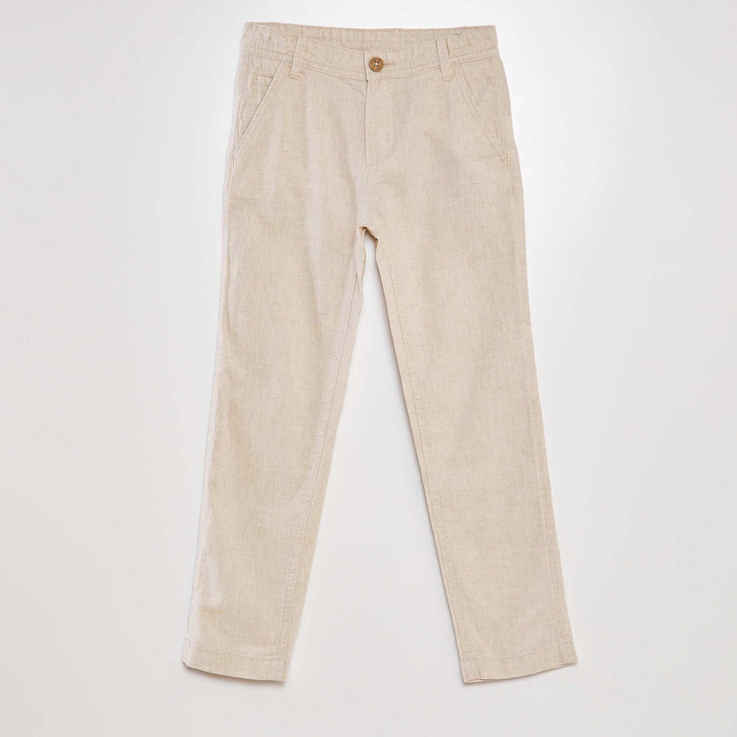 Pantalon chino léger Beige