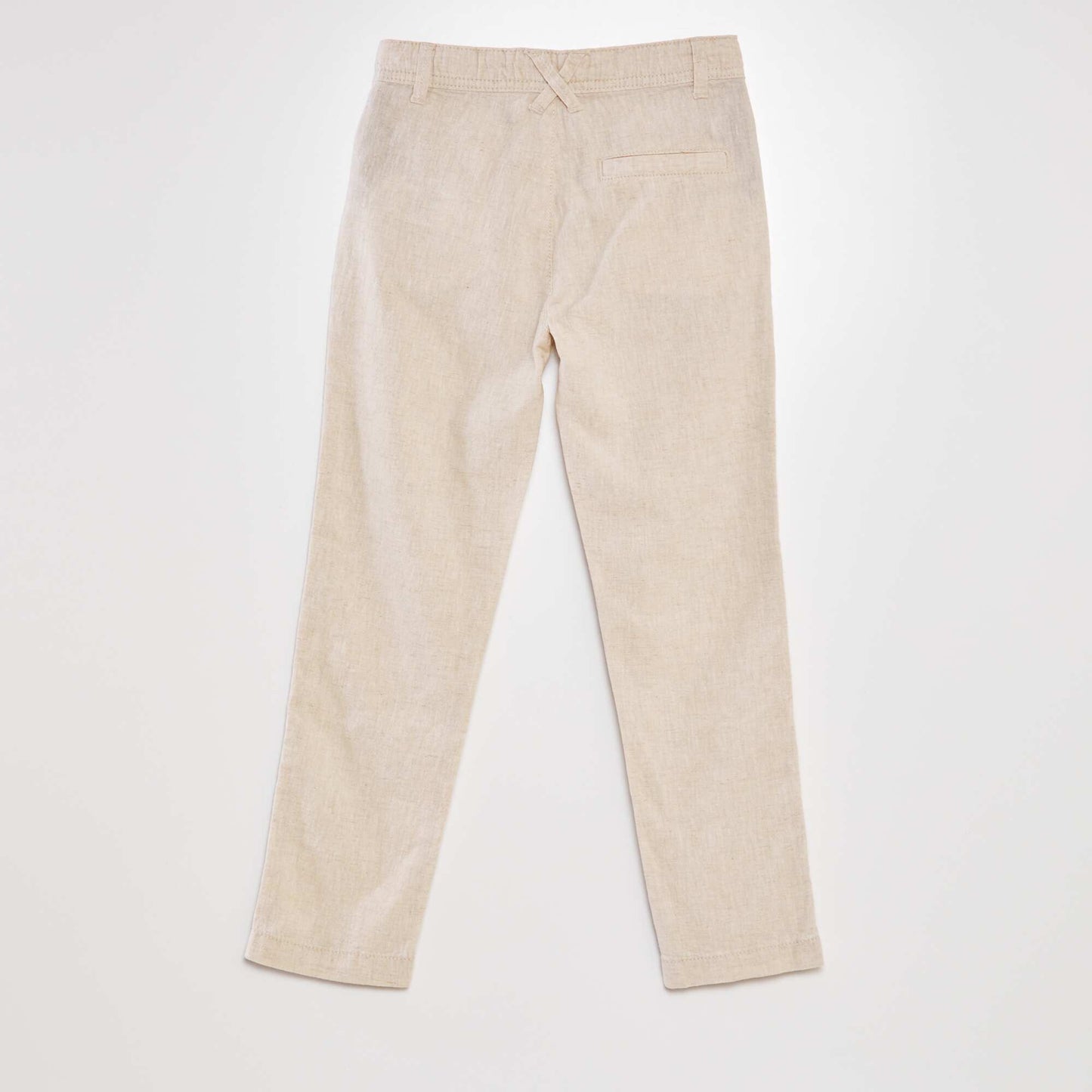 Pantalon chino l ger Beige