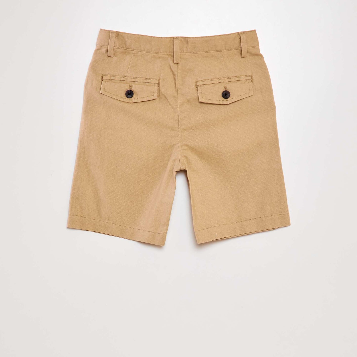 Bermuda chino droit Beige