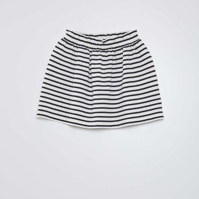 Jupe courte vas e Blanc