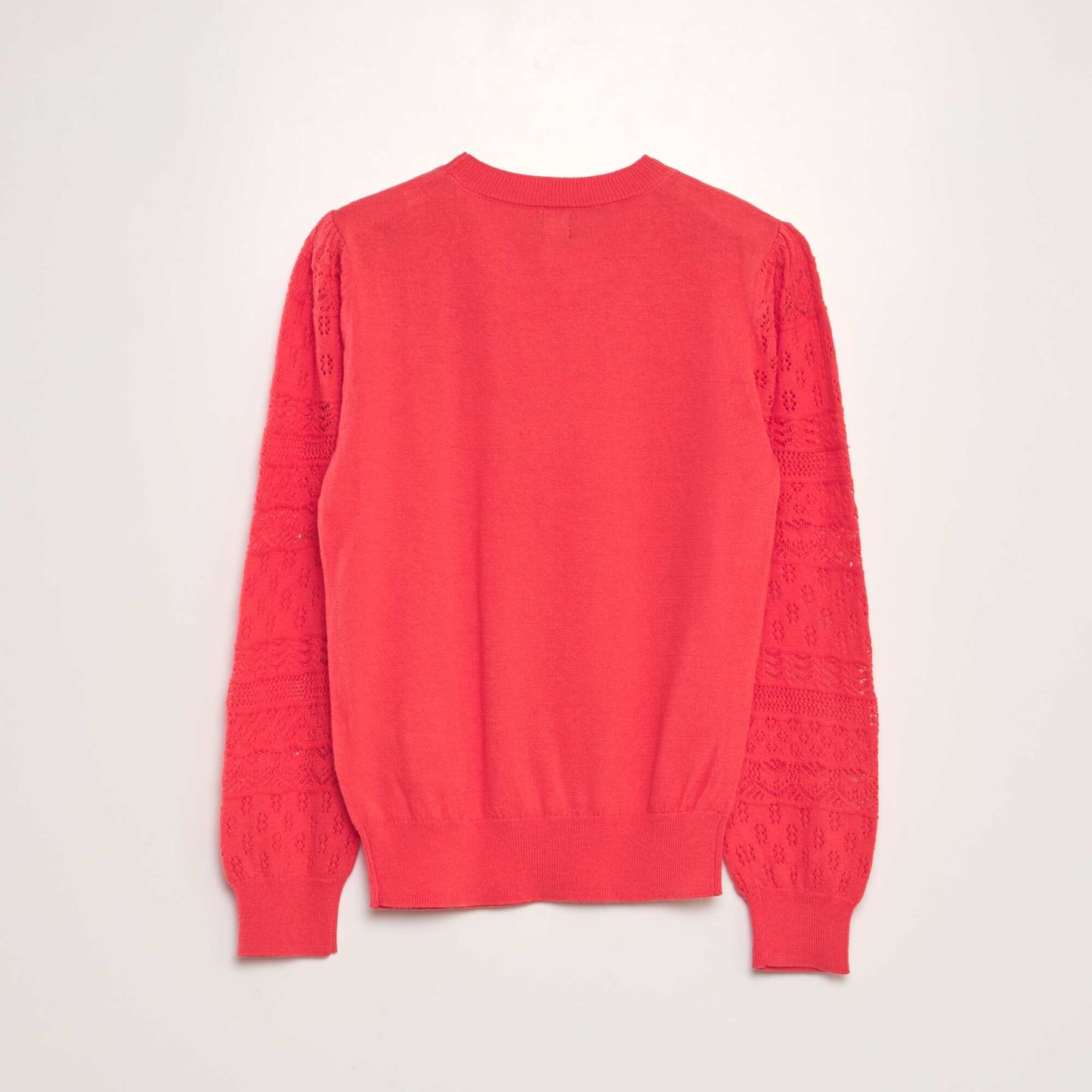 Pull en maille fine Rose