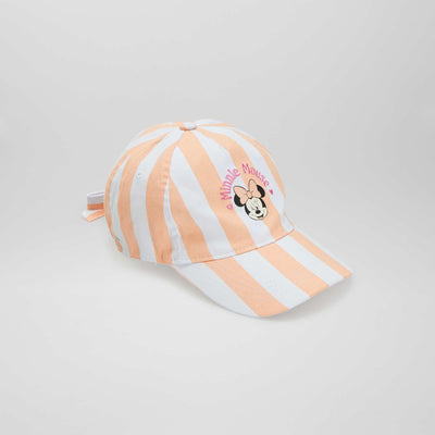 Casquette ray e 'Minnie' Blanc/orange