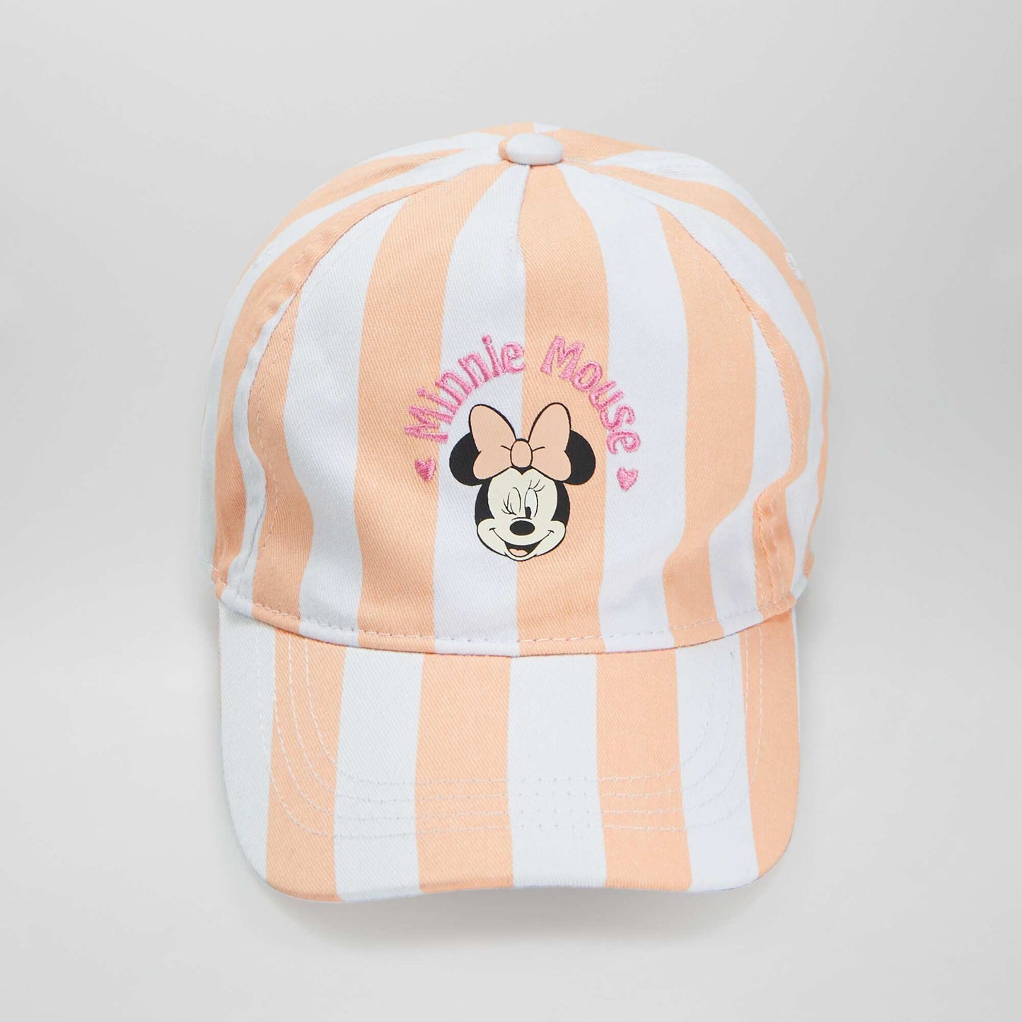 Casquette ray e 'Minnie' Blanc/orange