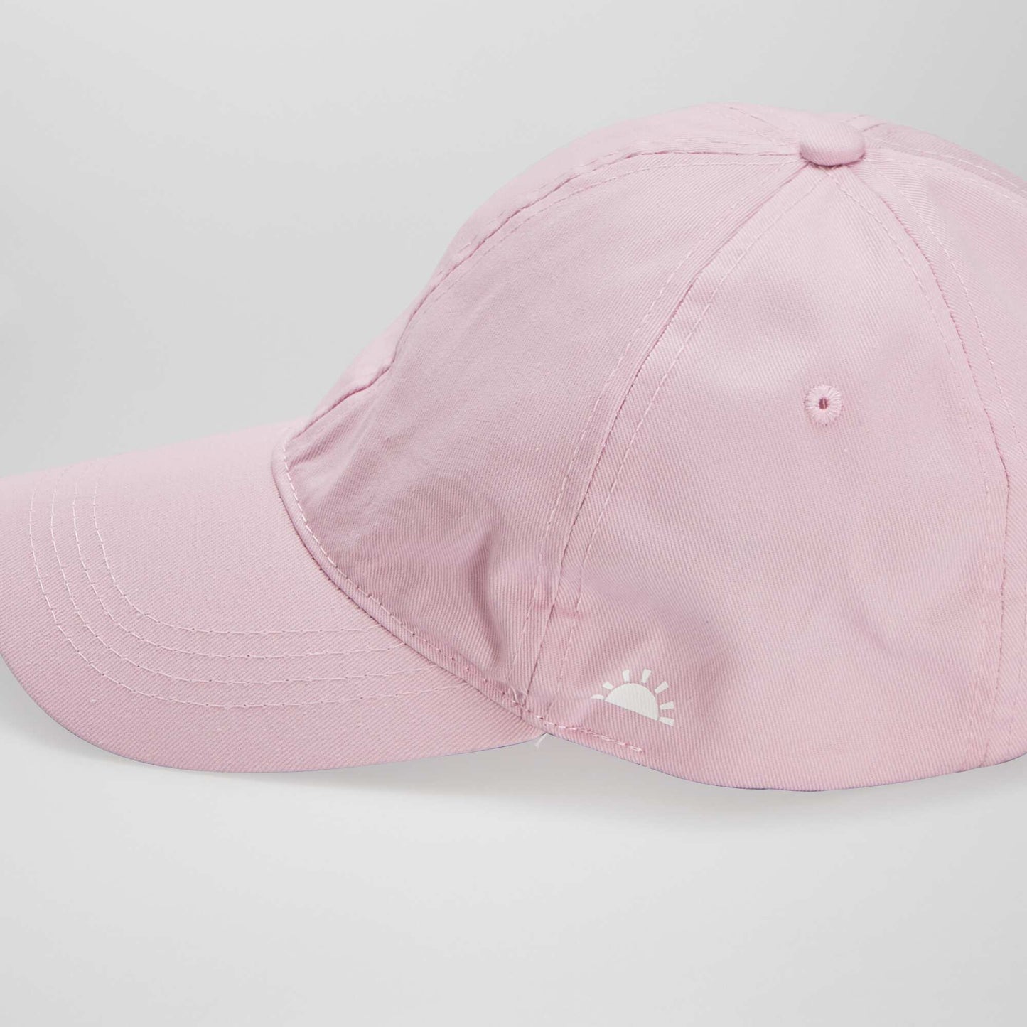 Casquette en toile Rose