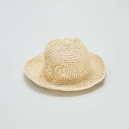 Chapeau de paille Beige