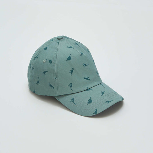 Casquette imprimé 'dinosaures' Vert