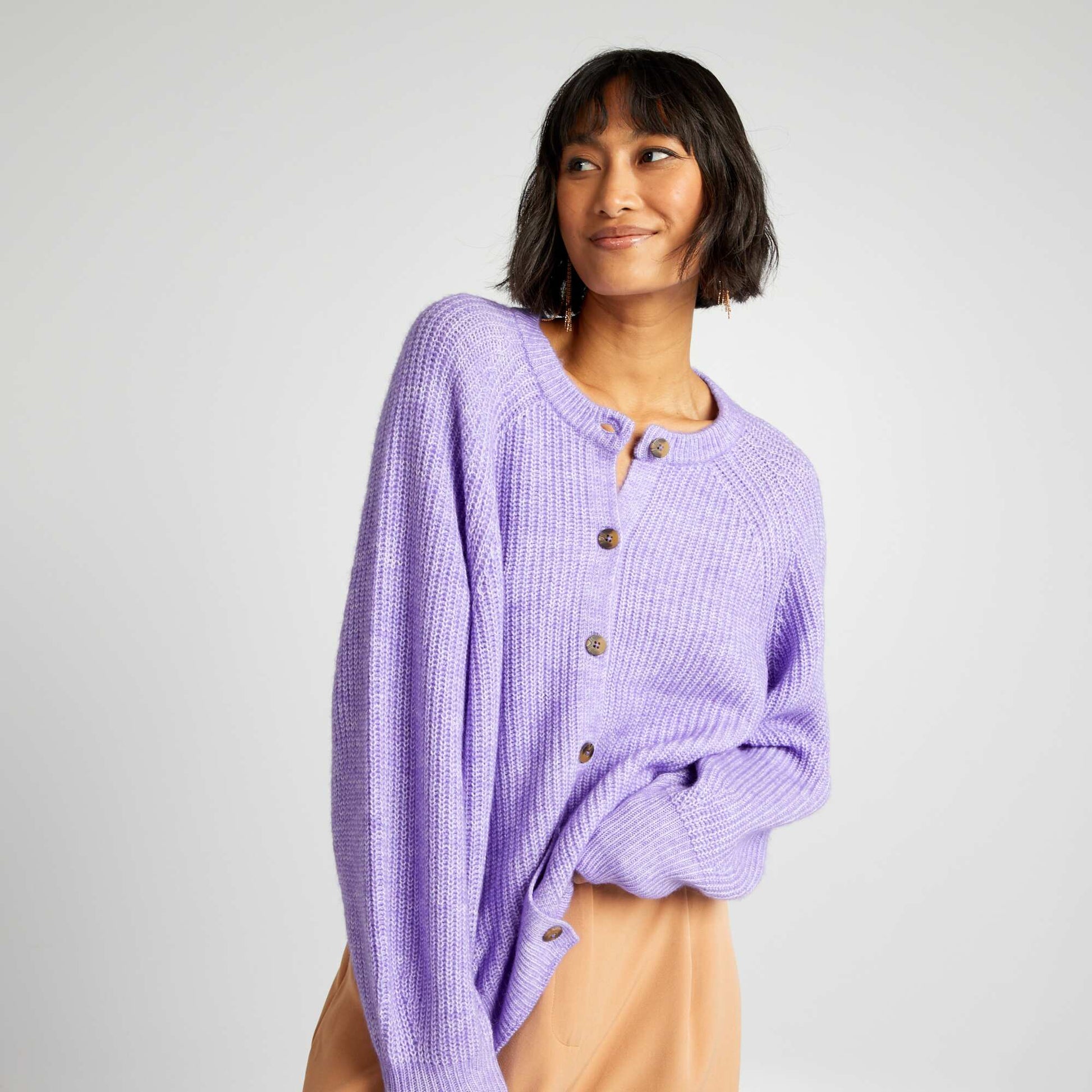 Gilet chaud Violet
