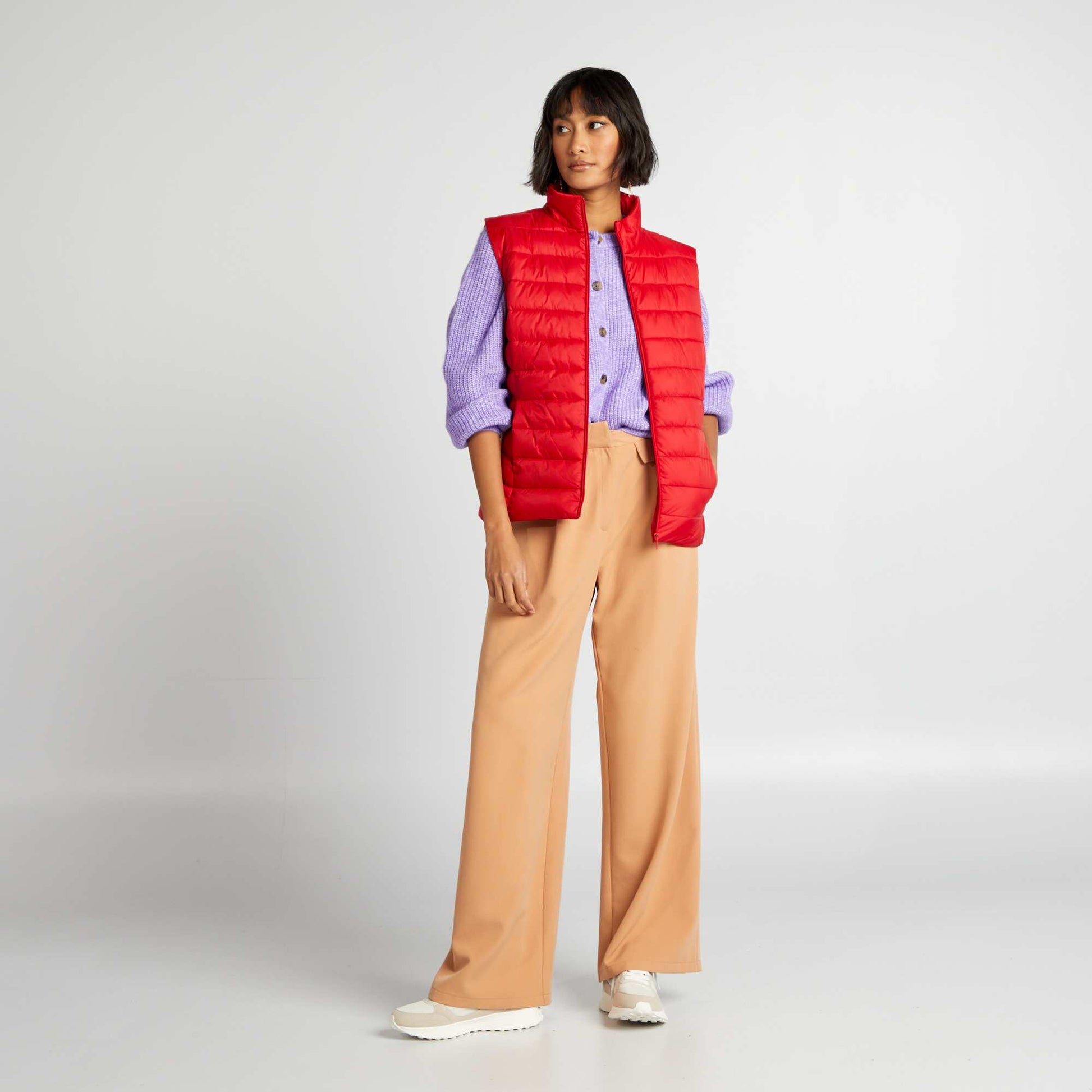 Gilet chaud Violet
