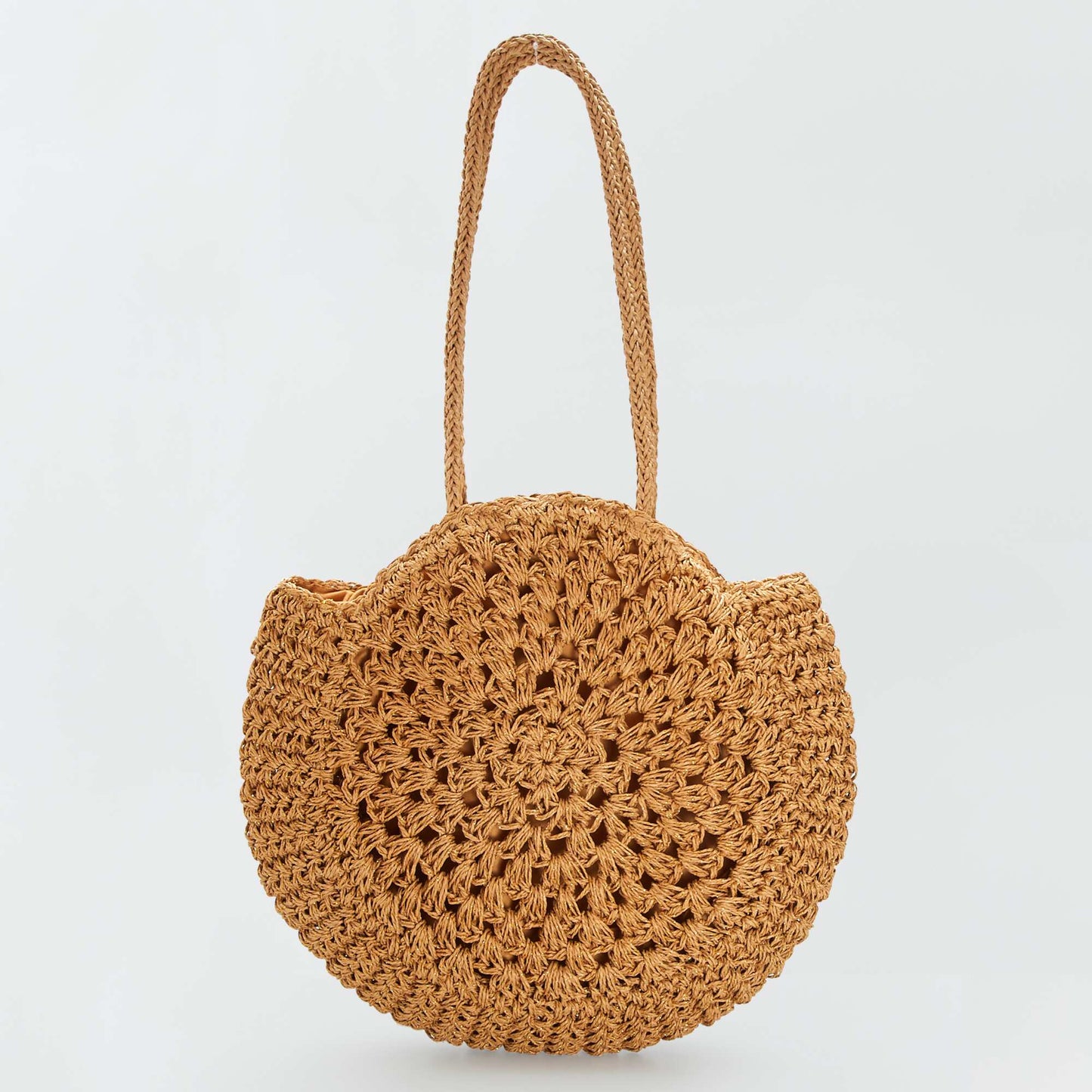 Sac forme ronde Beige