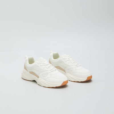 Baskets running Blanc