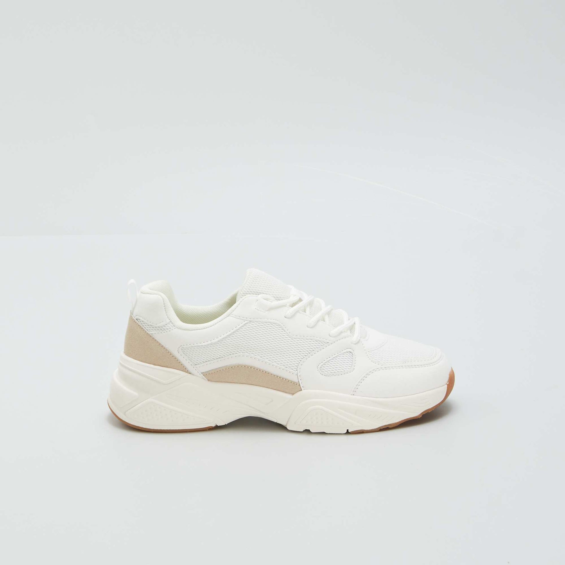 Baskets running Blanc