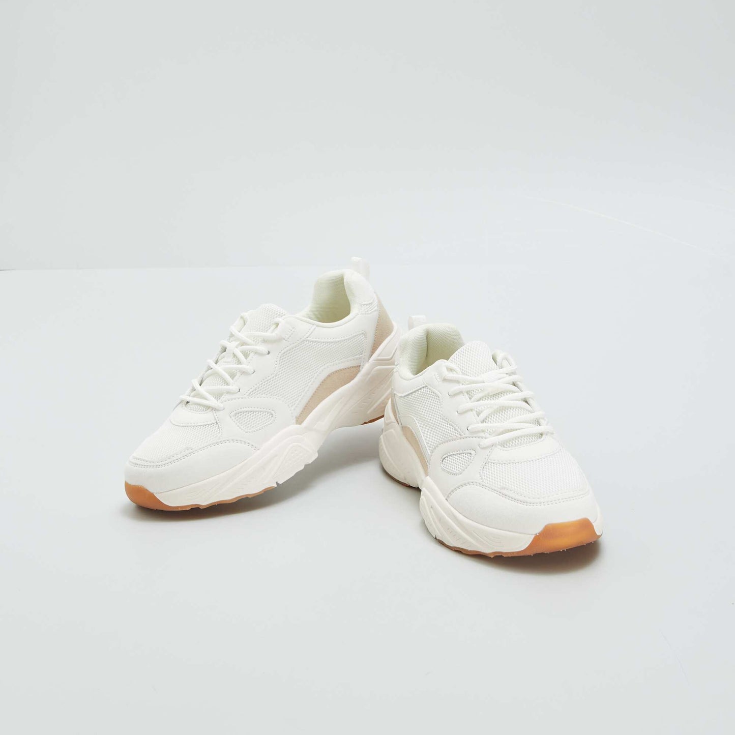 Baskets running Blanc