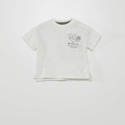T-shirt mouchet Gris