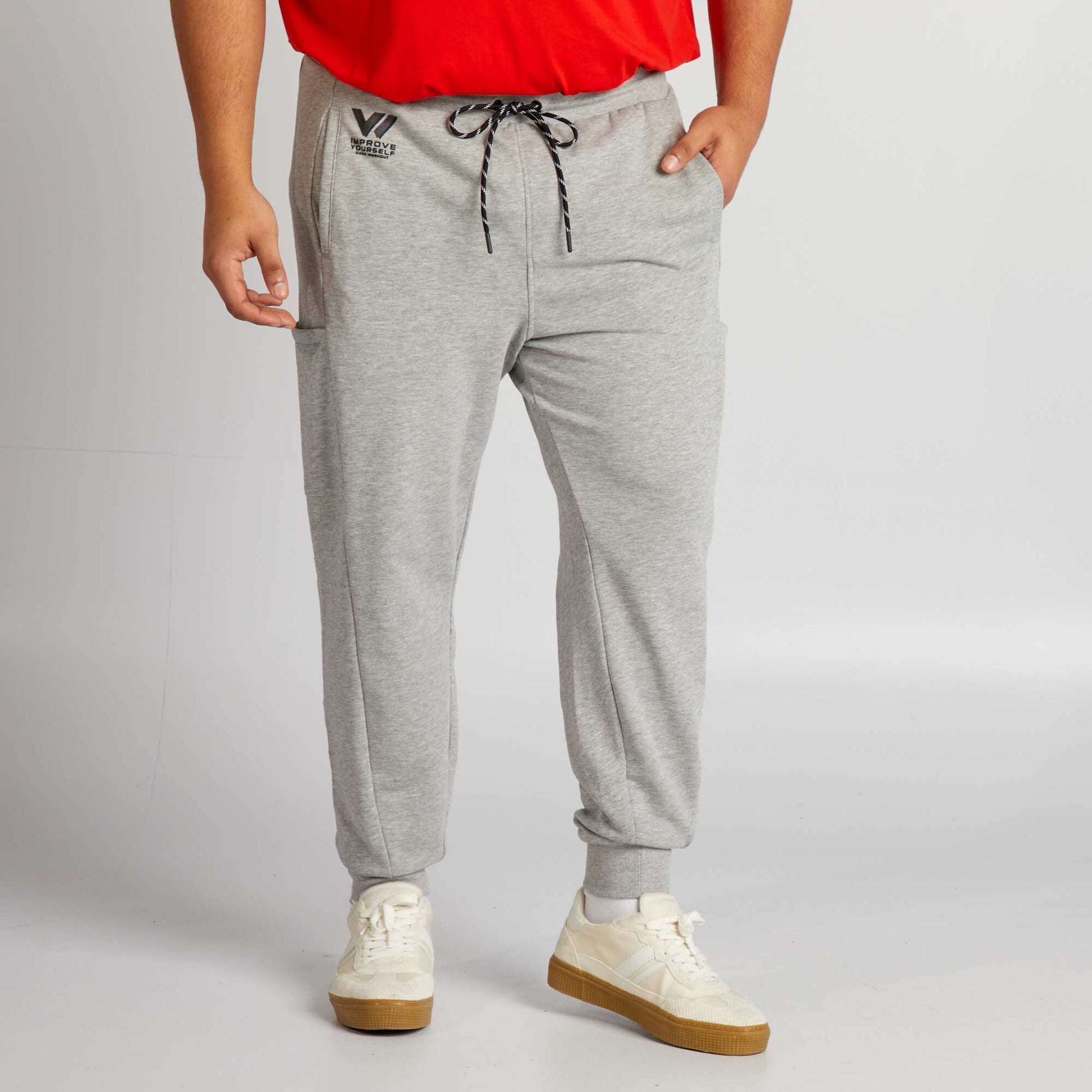 Jogging molletonn fa on french terry Gris