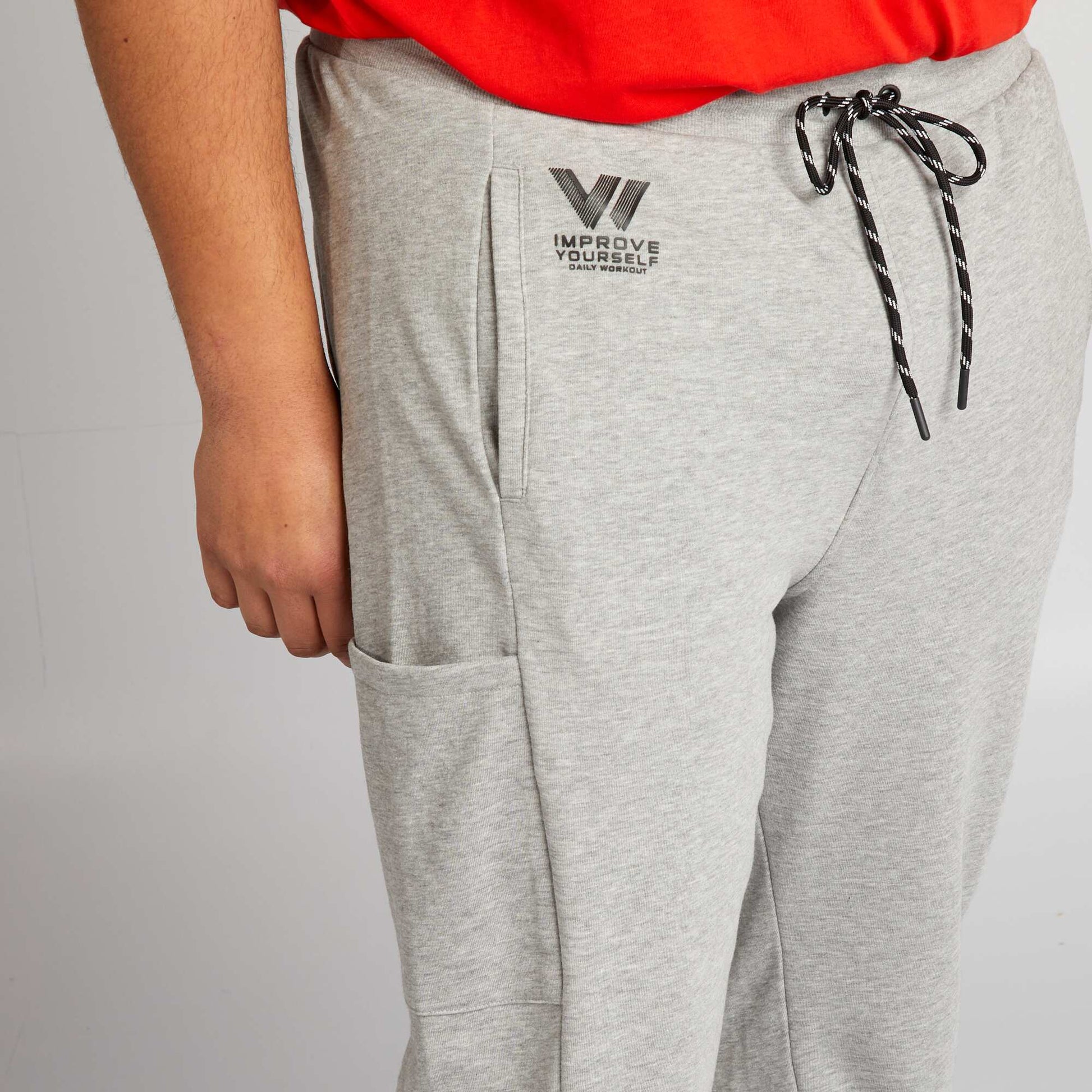 Jogging molletonn fa on french terry Gris