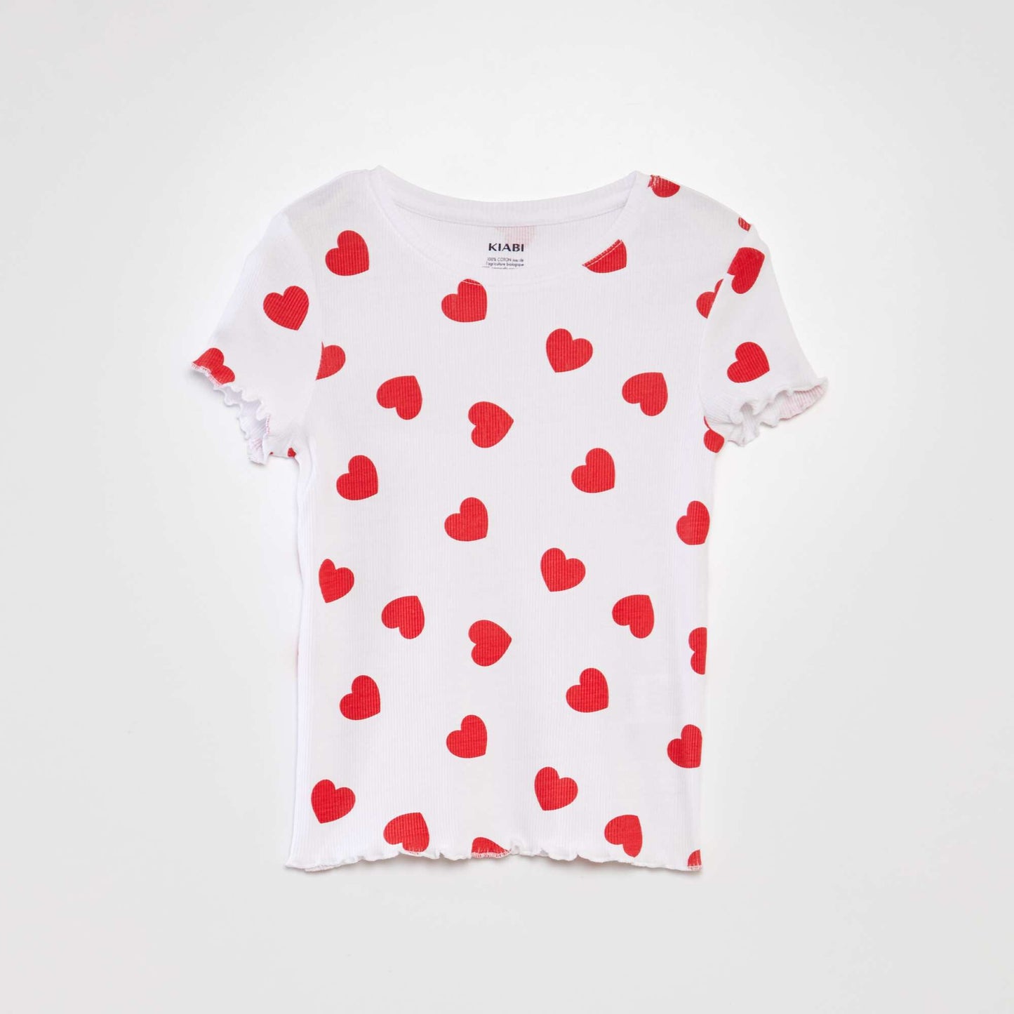 T-shirt manches courtes Blanc