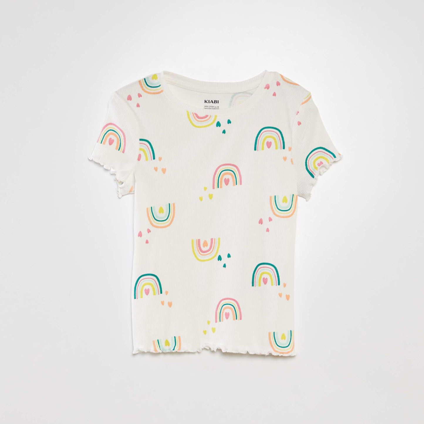 T-shirt manches courtes Blanc