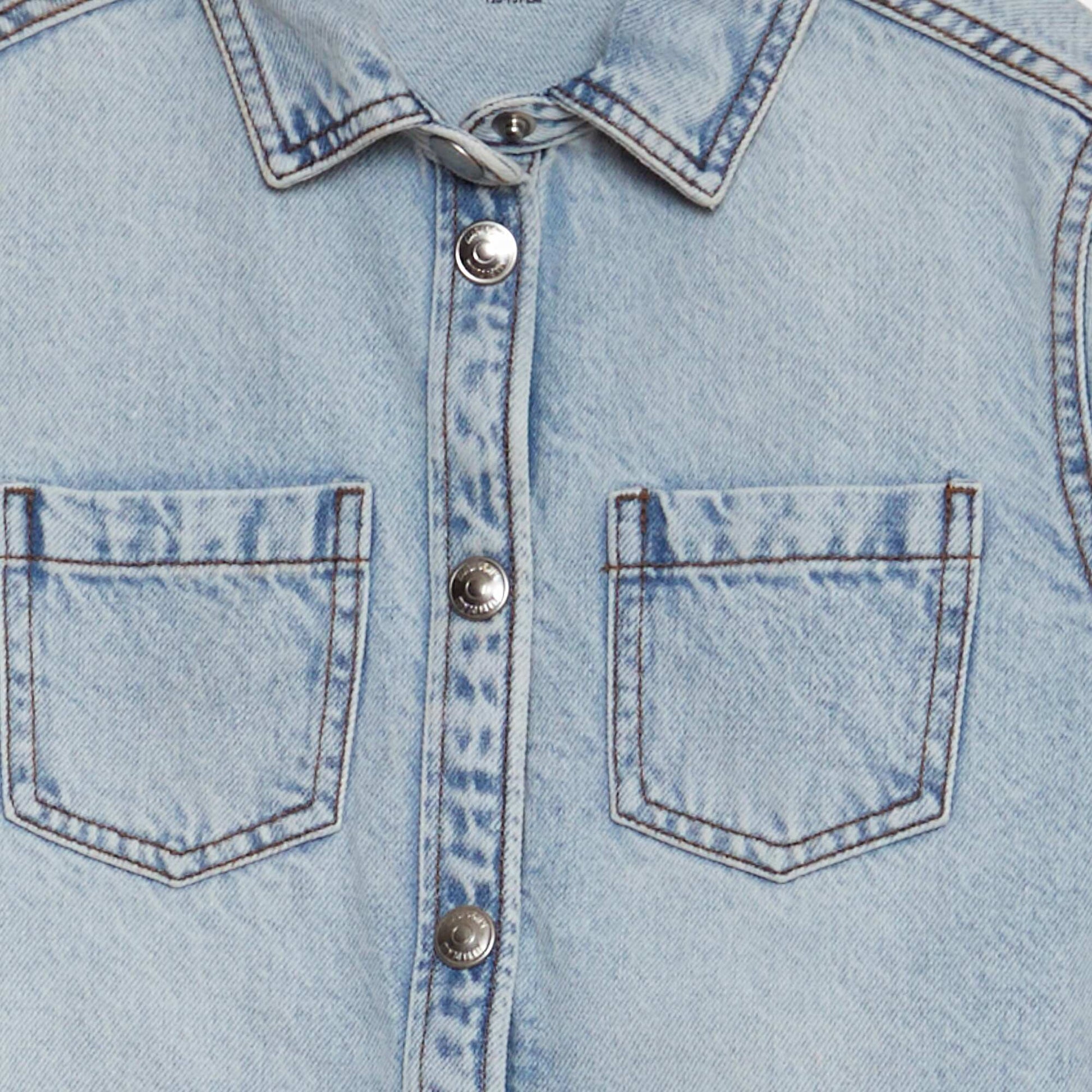 Surchemise en jean Bleu