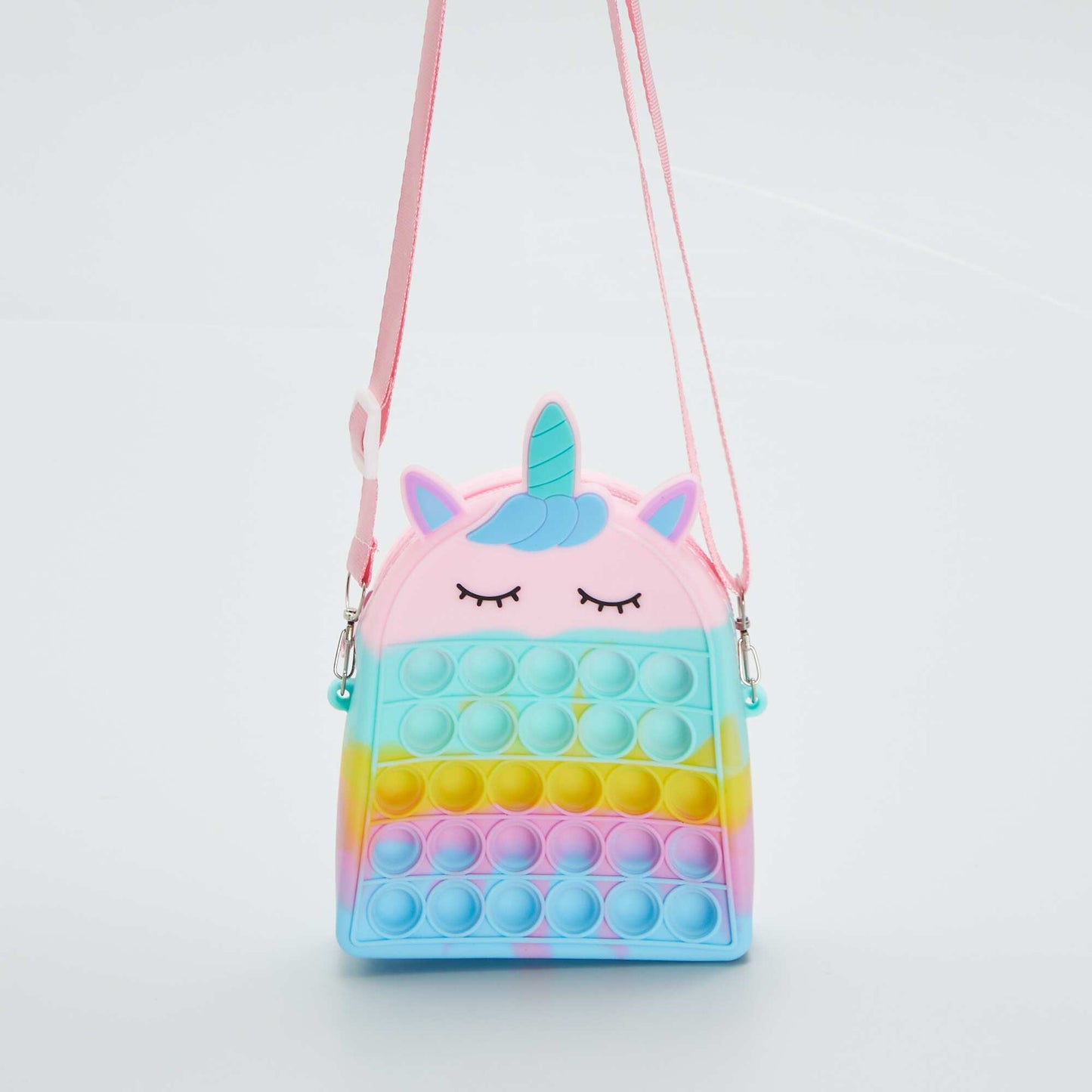 Sac en bandouli re 'pop-it' licorne Rose