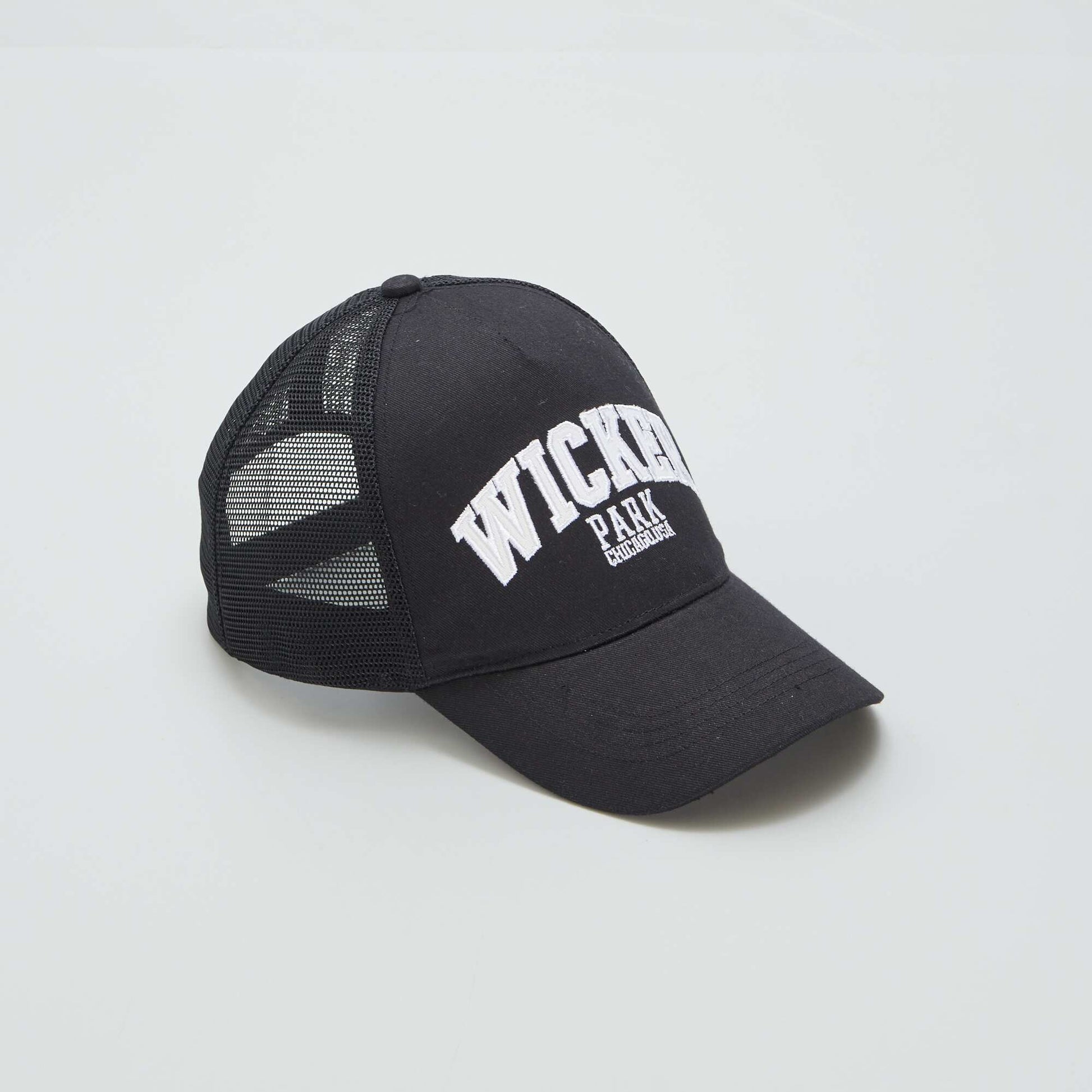 Casquette en toile Noir