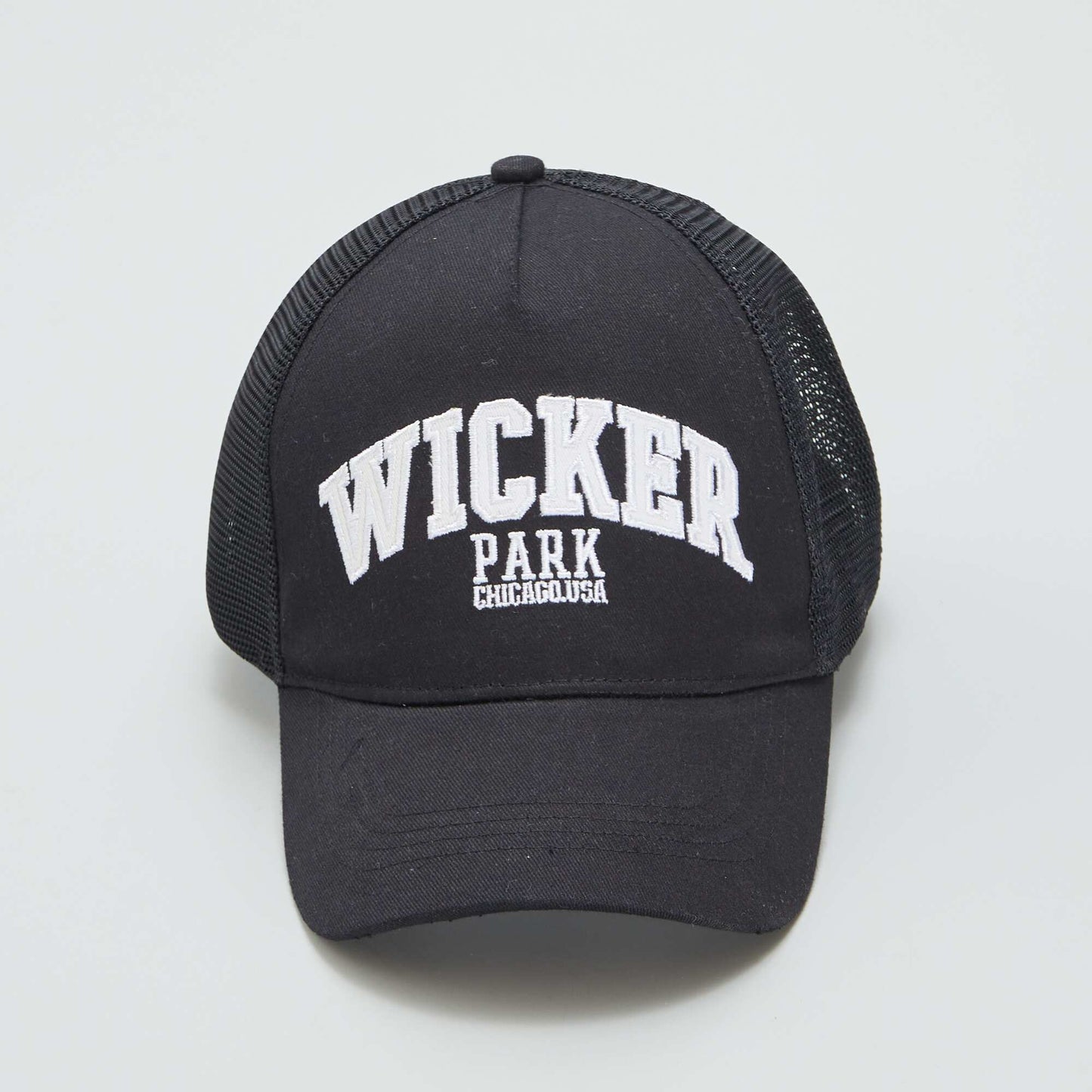 Casquette en toile Noir