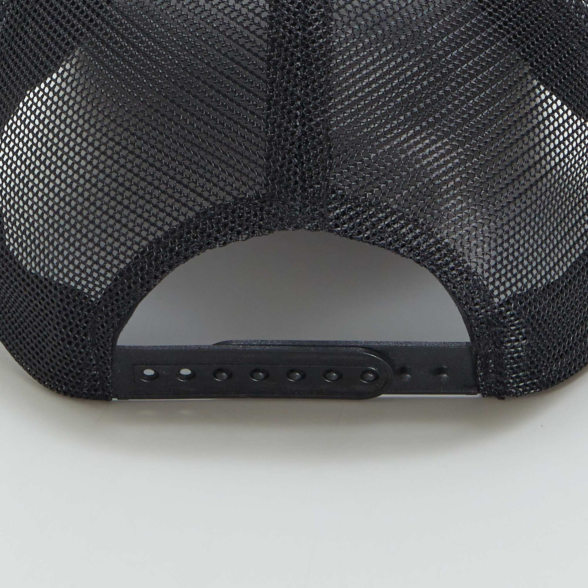 Casquette en toile Noir