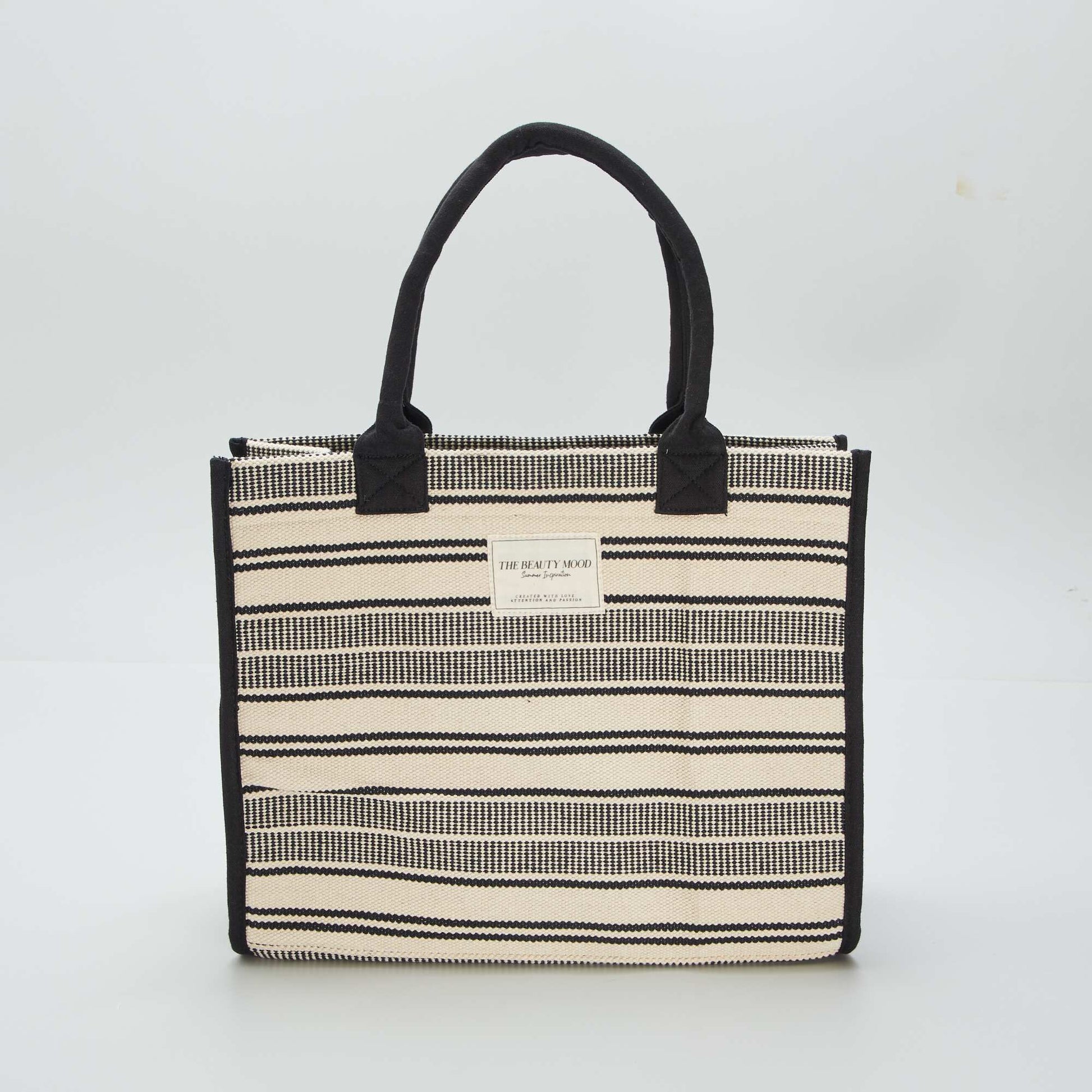 Sac cabas imprim Noir