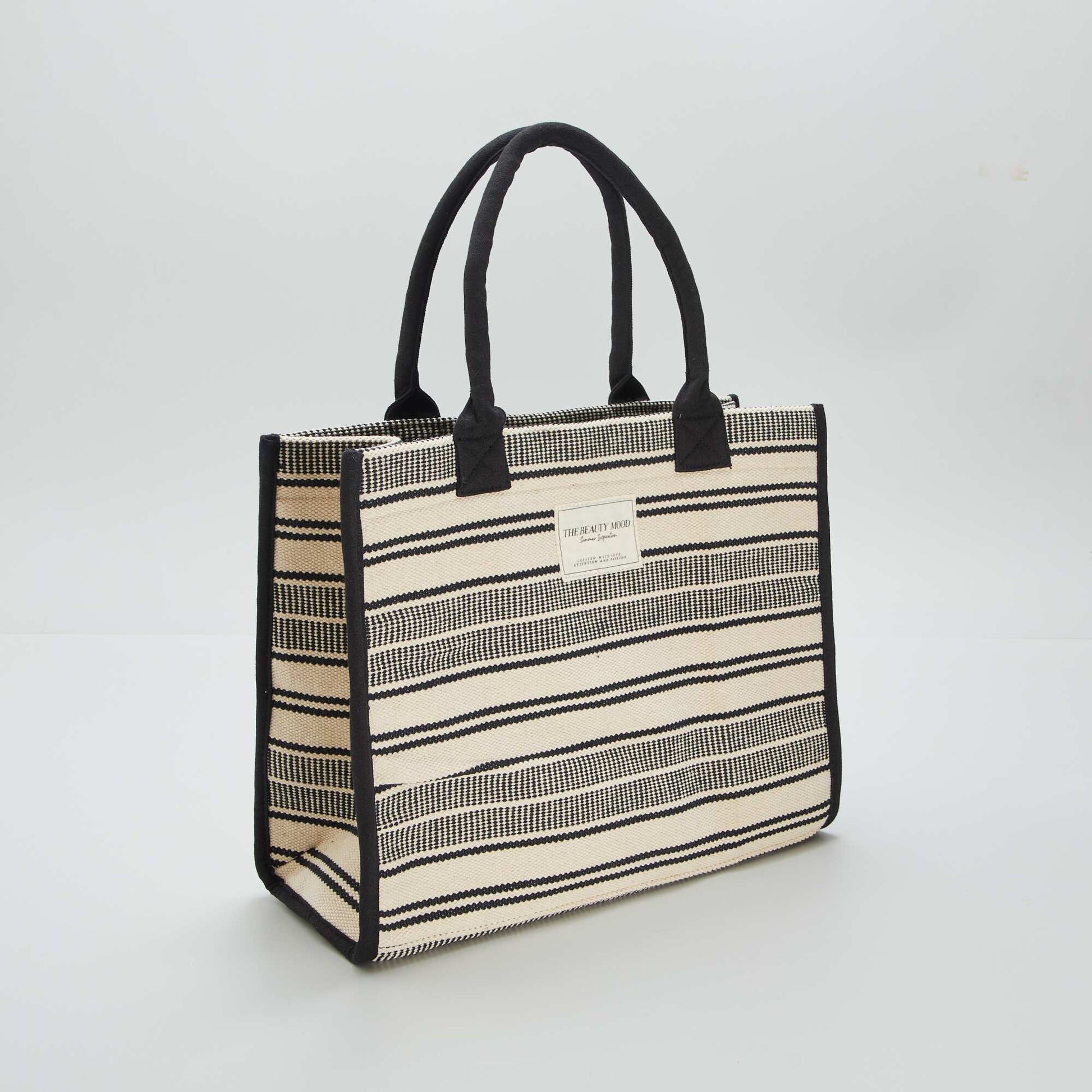 Sac cabas imprim Noir