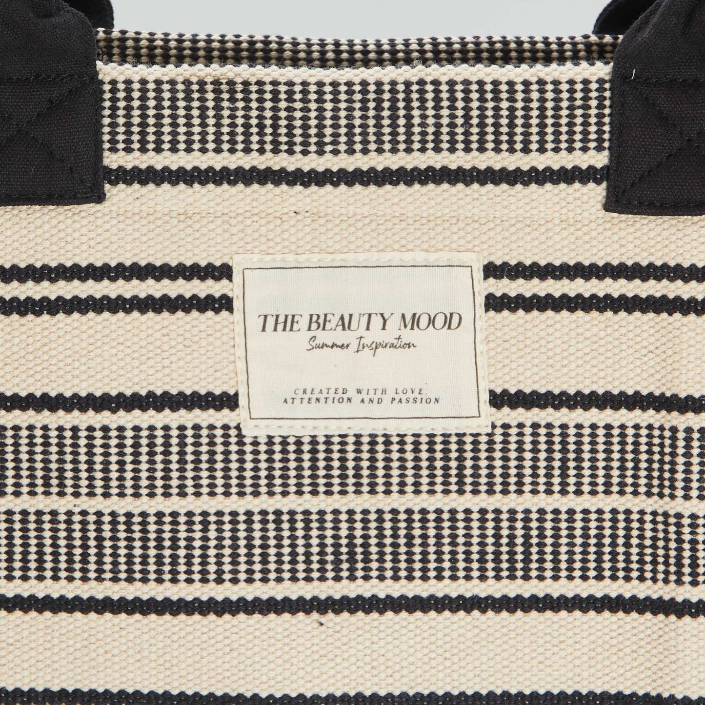 Sac cabas imprim Noir
