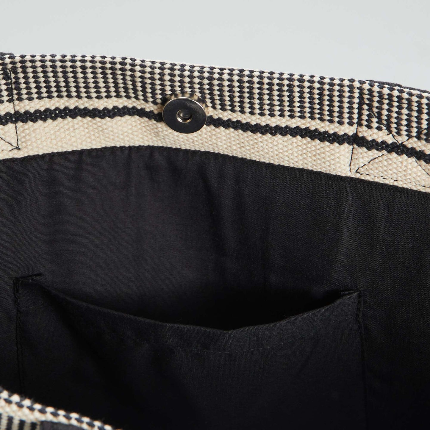 Sac cabas imprim Noir