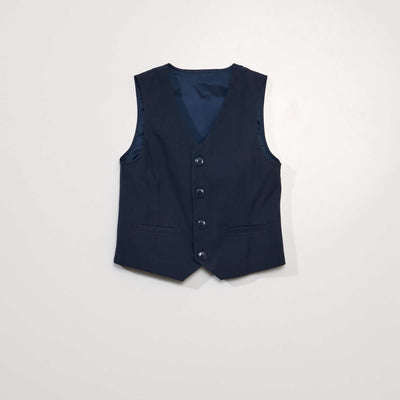 Gilet sans manches de c r monie bleu marine