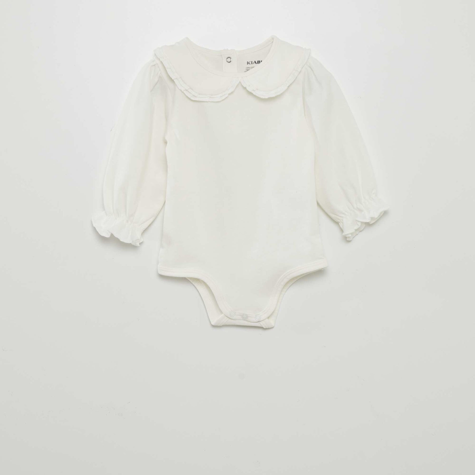 Body col claudine blanc