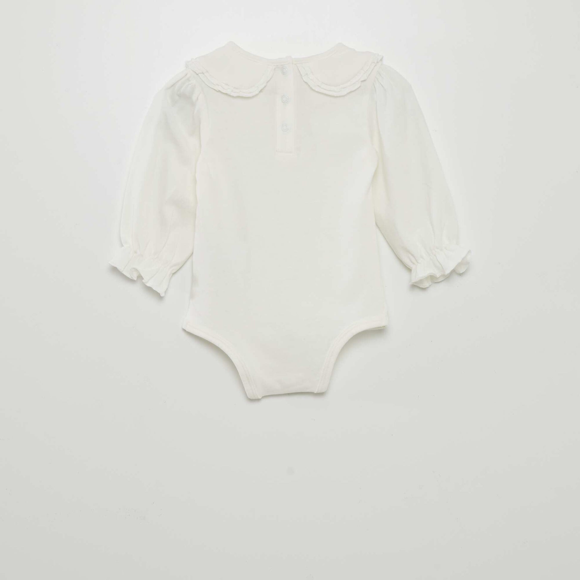 Body col claudine blanc