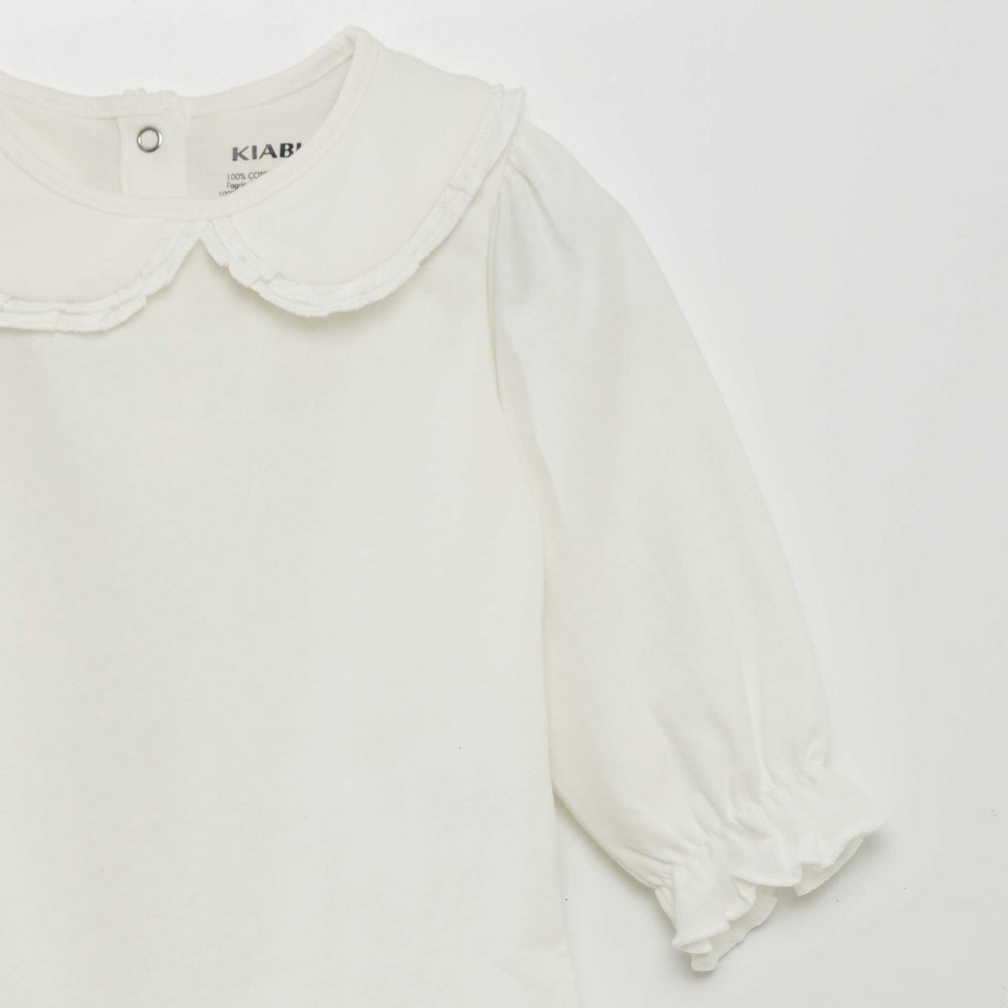 Body col claudine blanc