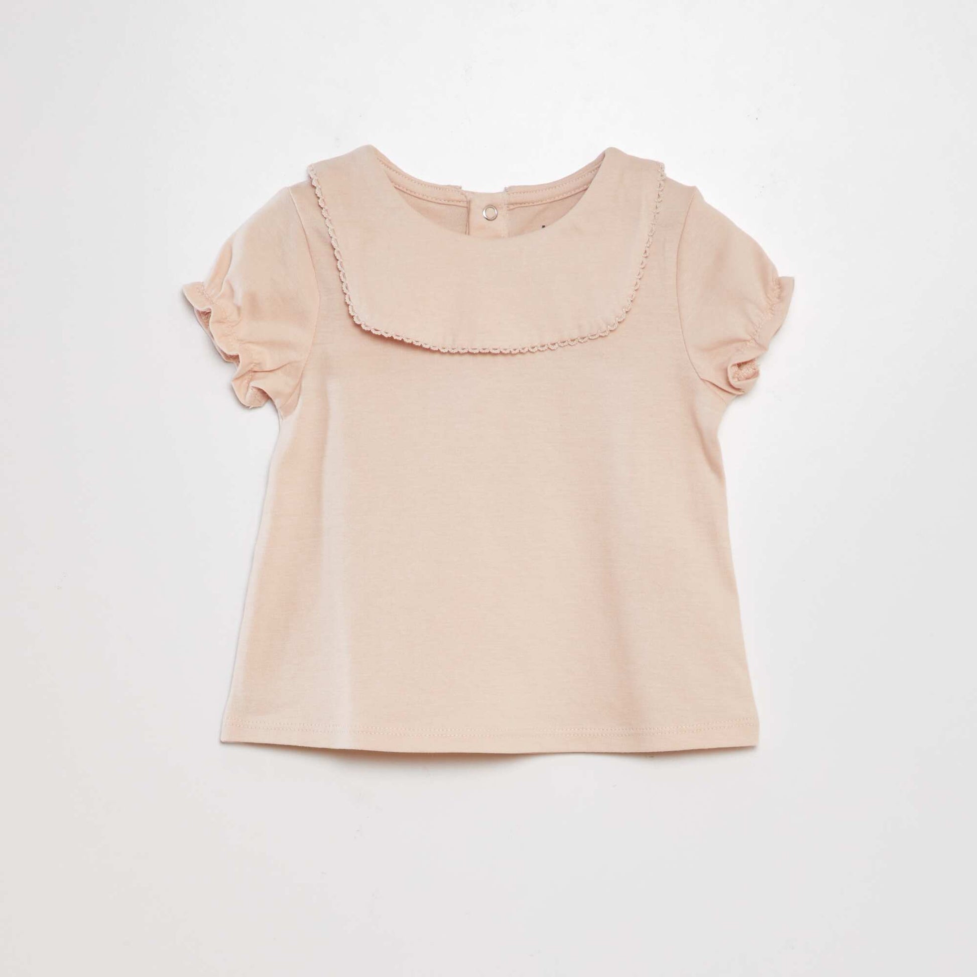 T-shirt manches ballons Beige