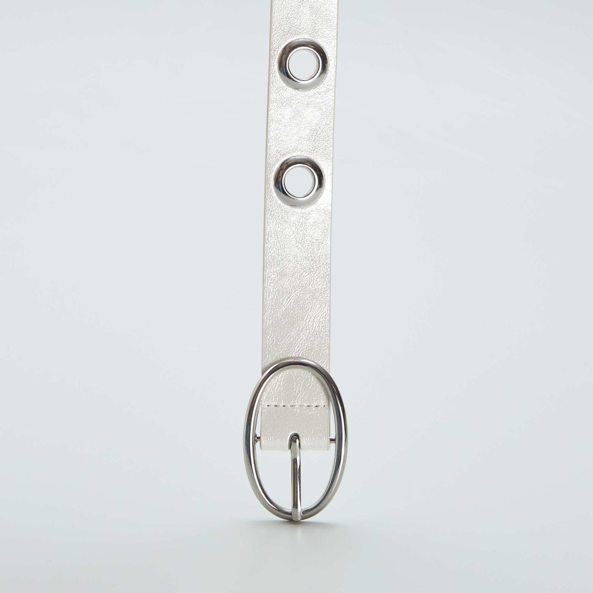 Ceinture m tallique illets Blanc
