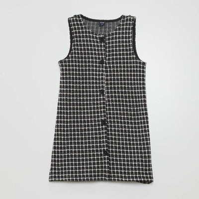 Robe en tweed Noir