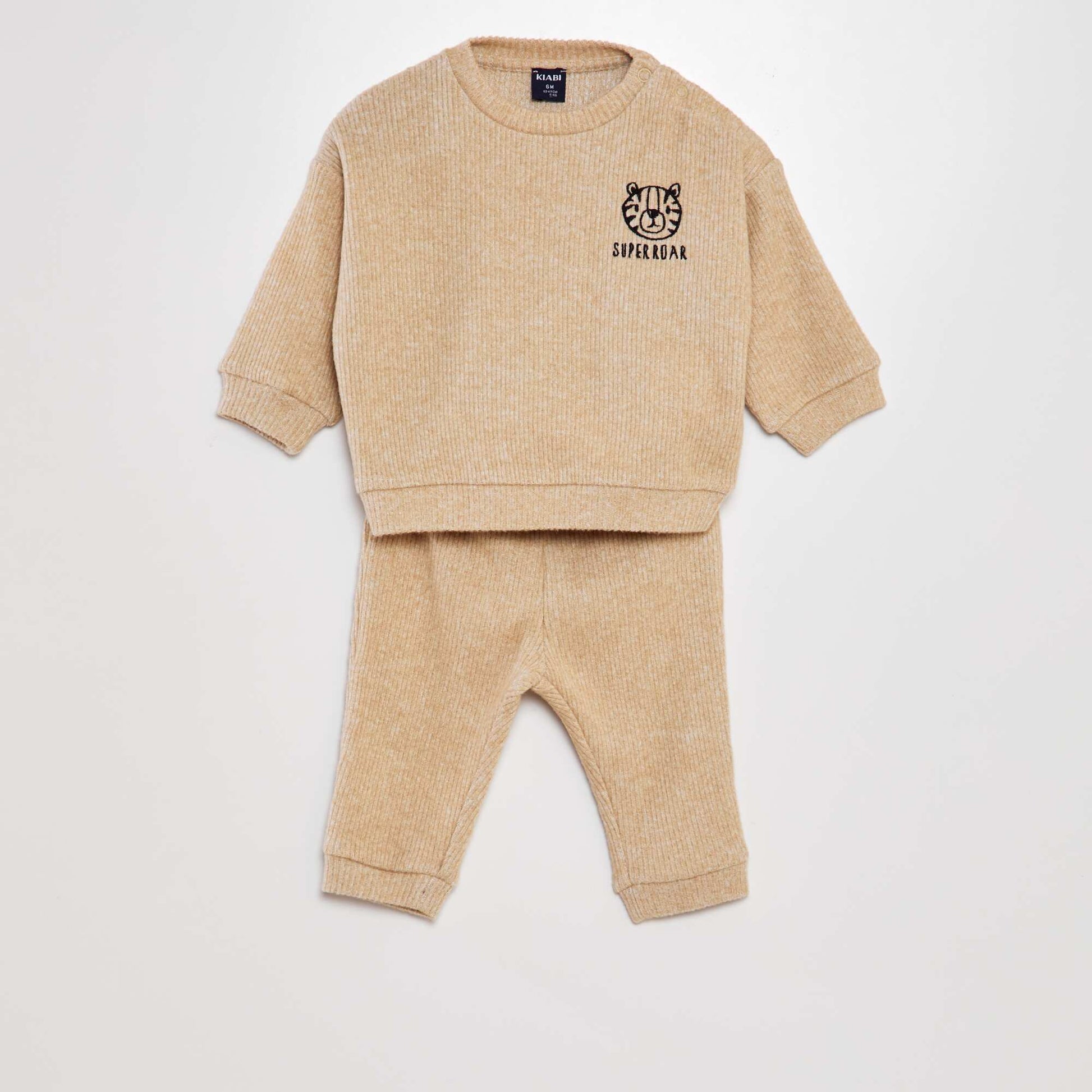 Ensemble c tel sweat + jogging - 2 pi ces Beige