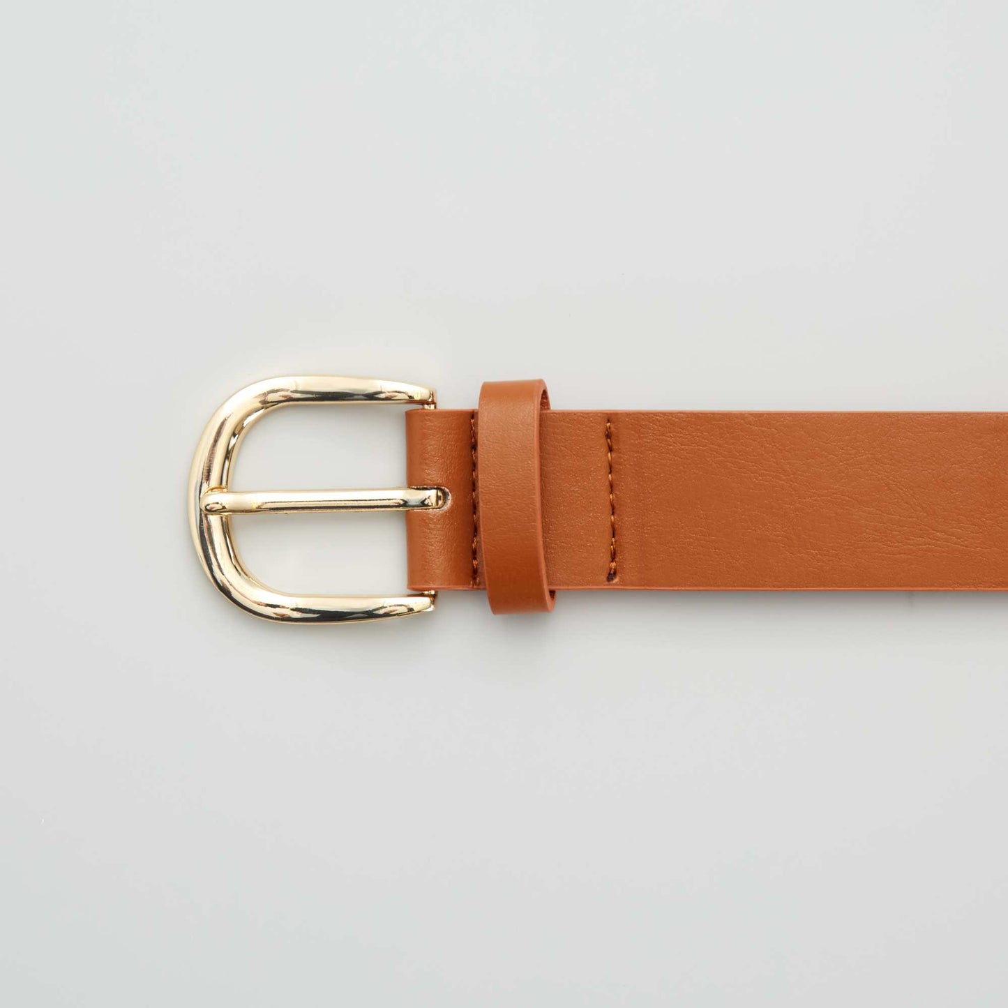 Ceinture unie basique camel