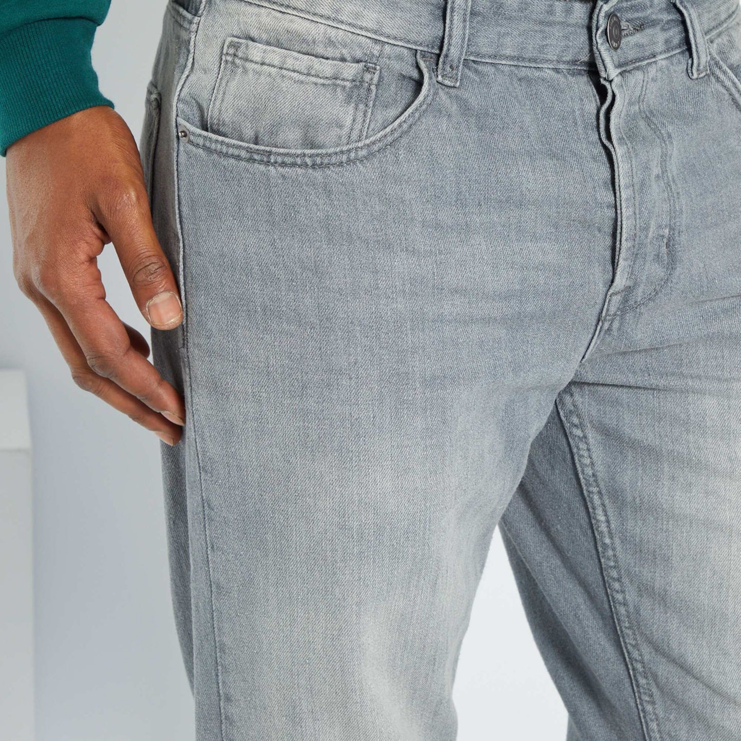 Jean regular L34 Gris