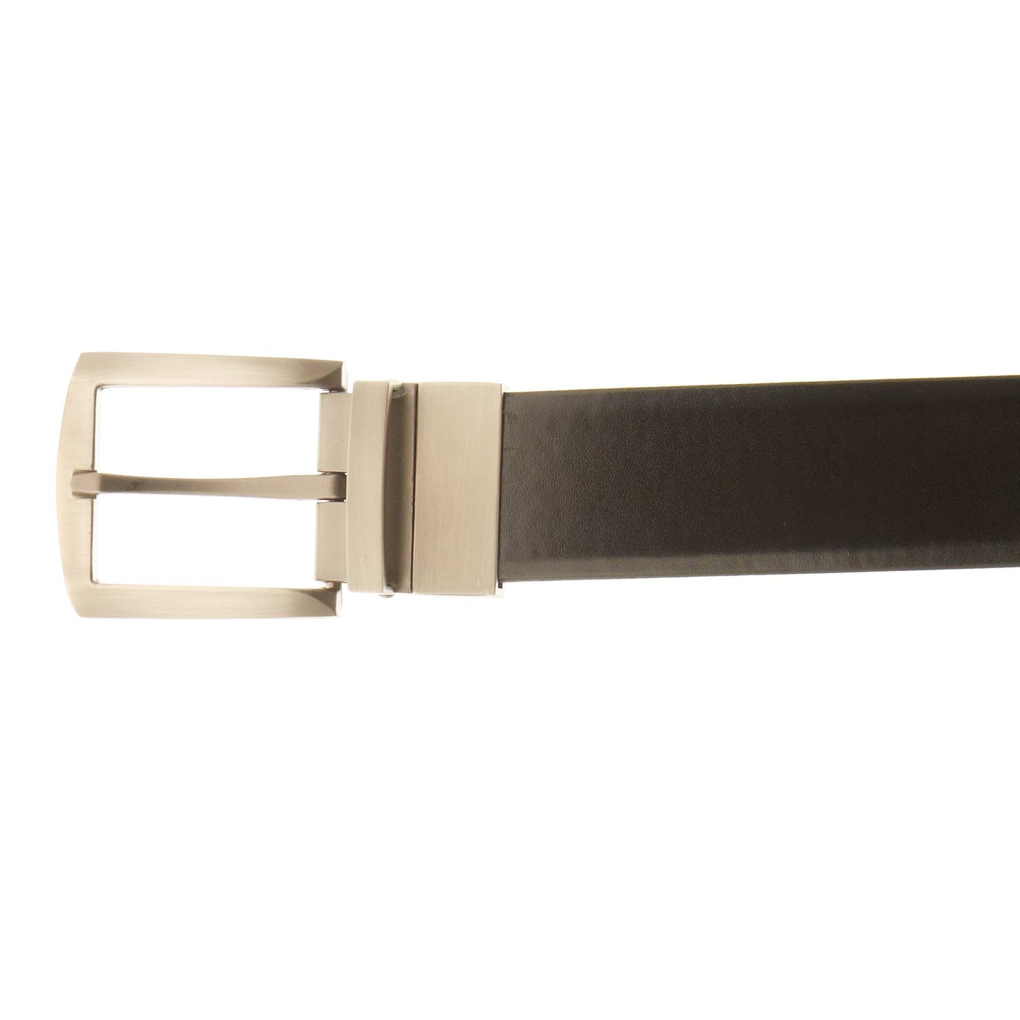 Ceinture r versible noir/marron